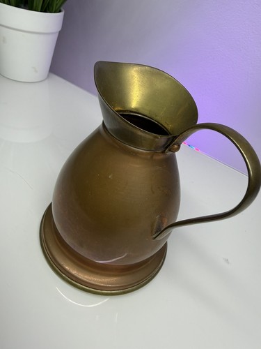 Copper jug inches tall - ,
