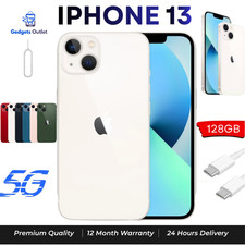 Apple iPhone 13 128GB 5G Unlocked Brand New Condition Smartphone with Warranty