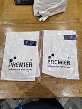 2 X Premier White Kids Apron