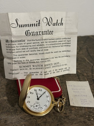 Summit pocket watch swiss - summit,