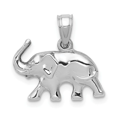 14k white gold rhodium plated - 14k,