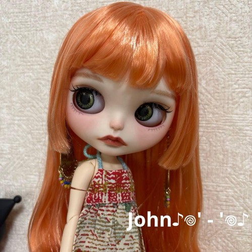 Custom icy doll orange wave - icy,