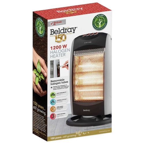 Beldray 2kw halogen - 1.2kw, heater