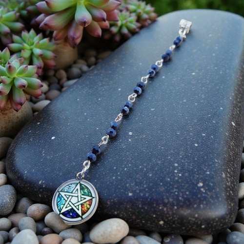 Handmade witchy crystal beaded - handmade,