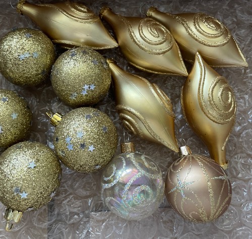 Vintage retro christmas gold - vintage,