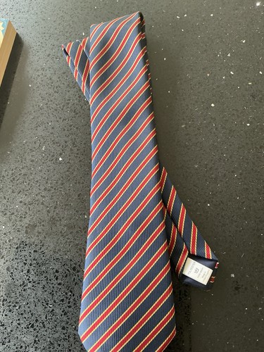 Vintage bhs club - tie, blue