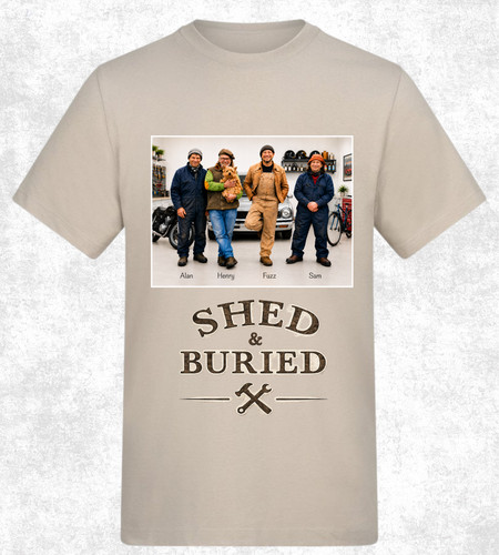 Shed buried beige white - &,