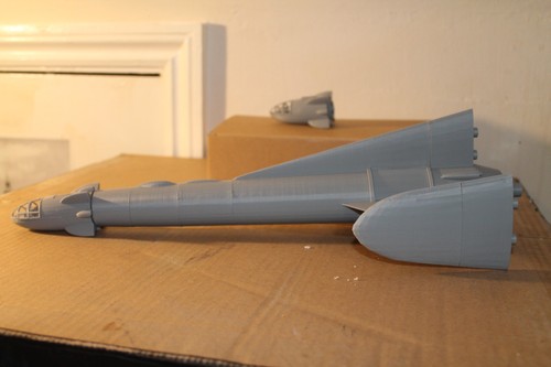 Fireball xl5 model 40cm 3d - model,