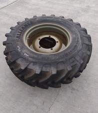 JCB 4CX wheel and tyre