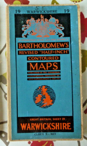 Bartholomews cloth map - bartholomews,