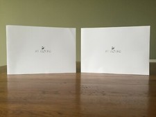 "SWAROVSKI" AUTHENTIC GIFT CARD  'THANK YOU' HOLDER IN TRADITIONAL WHITE