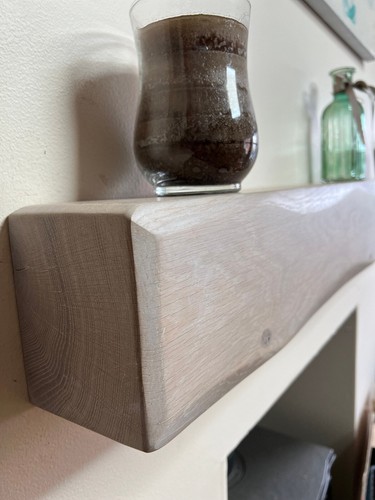 15cm limed solid oak - x,