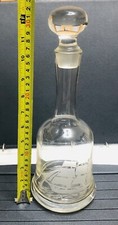 Bell plain glass globe - glass,