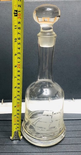 Bell plain glass globe - 13",