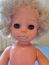 Vintage Doll  16" Unusual Features  130/40 12 On Her Neck