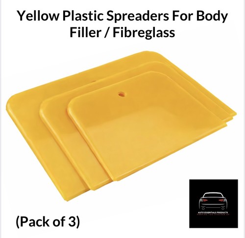 Yellow plastic spreaders - plastic,
