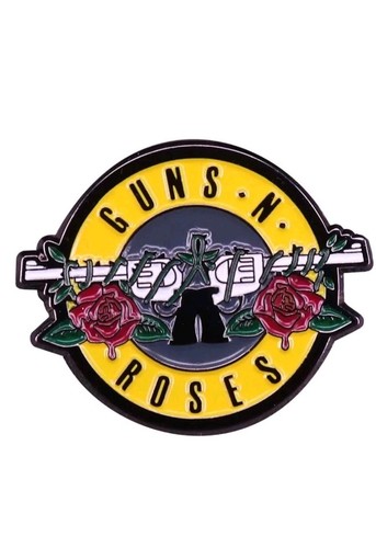 Guns roses enamel - guns,