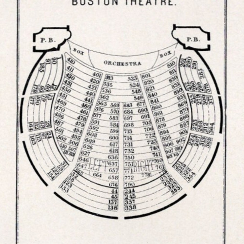 Seating plan boston theatre - seating,