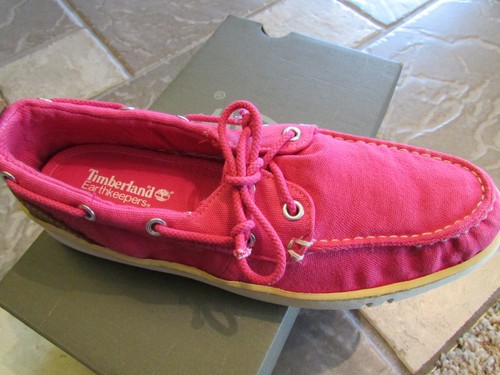 New timberland dark pink - new,