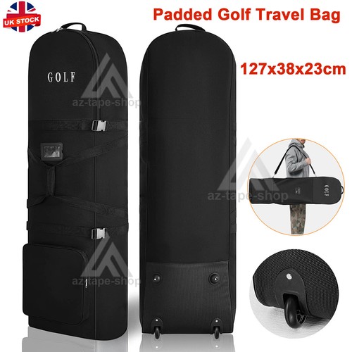 Black padded golf holiday - black,