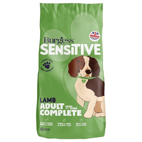 Burgess sensitive dry dog food - sensitive,