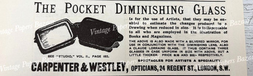 Pocket diminishing glass - diminishing,