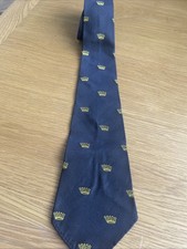Royal Navy Chatham Neck Tie Polyester 1970s Vintage Made In England