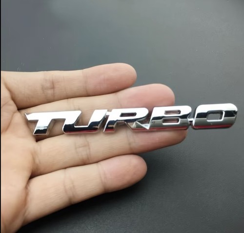Turbo metal badge - badge, emblem