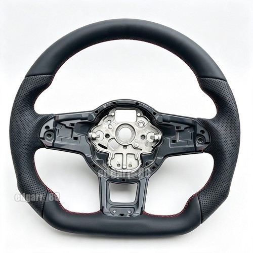 Perforated leather steering - leather,