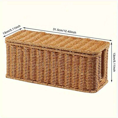 Handwoven cable management - management, box