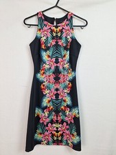 Atmosphere Ladies Size 6 Black Floral Sleeveless Dress