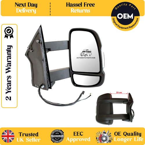 Long arm wing mirror fits - fits, fiat