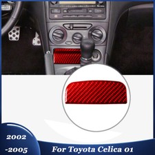 Carbon Fiber Interior Ashtray Panel Trim Cover Decor For Toyota Celica 2002-2005