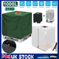 1000 Liters Rain Sun UV-Protective Hood Cover for Water Tank IBC Container 1000L