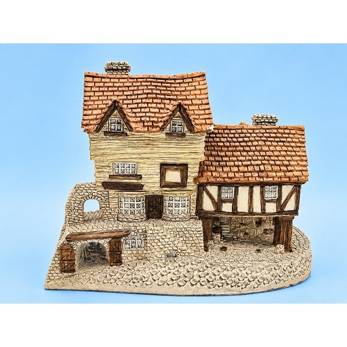 David winter cottages market - cottages, "market