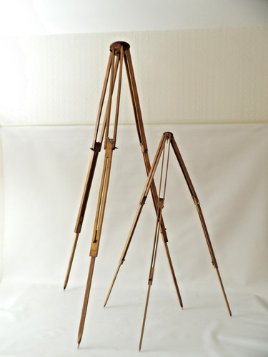 Two antique wood - wood, metal
