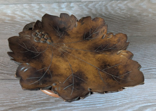 Musical tray carved wood - musical,