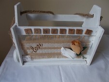 RUSTIC CONFETTI  CRATE BASKET