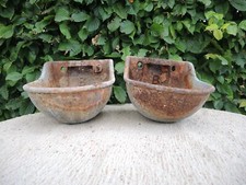 Two Vintage Galvanised Water