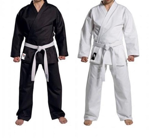 Black and white karate - karate, suit