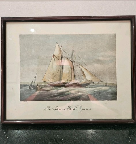 The schooner yacht - the,