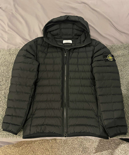 Stone island black hooded - stone,