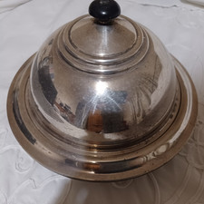 Early Vintage Silver Plate  Lidded MUFFIN DISH Yeoman Plate