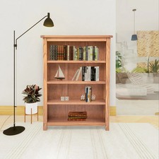 Bookcase Book Rack Display Shelf Cabinet Standing Brown 120x90cm