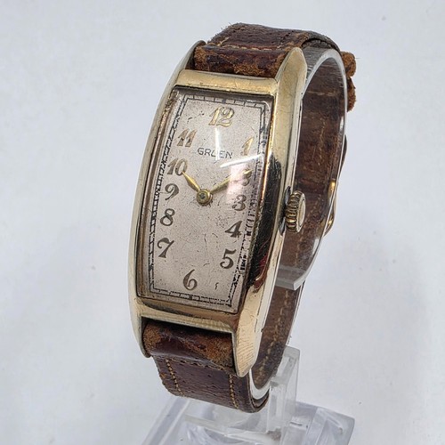 Vintage gruen tonneau - gruen, curvex