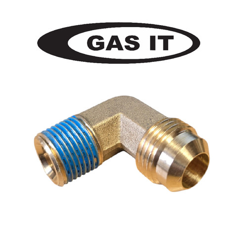 Lpg elbow connector - 90°, fill