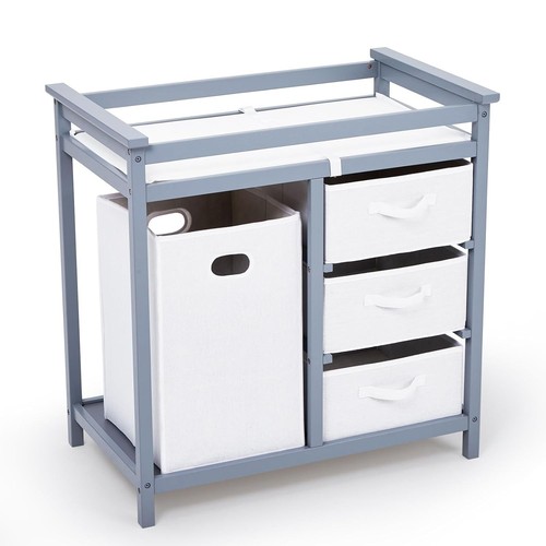 Wooden baby changing table - wooden,