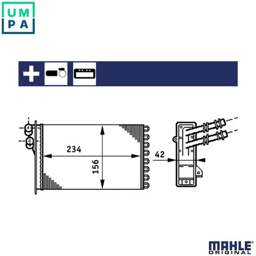 Heat exchanger interior - heat,