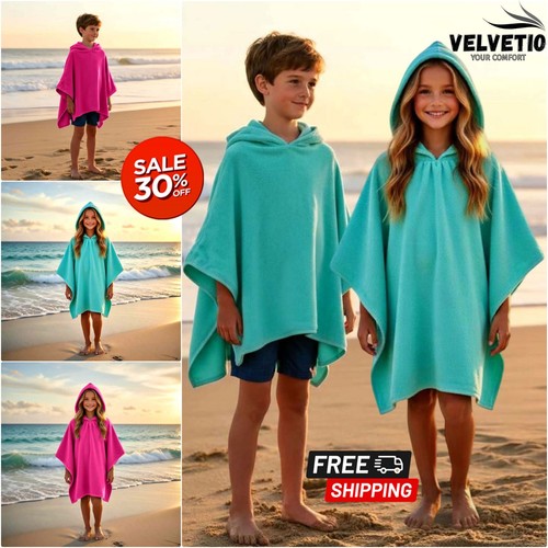 Kids beach poncho - poncho, sand
