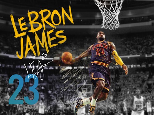 Lebron james poster cleveland - lebron,